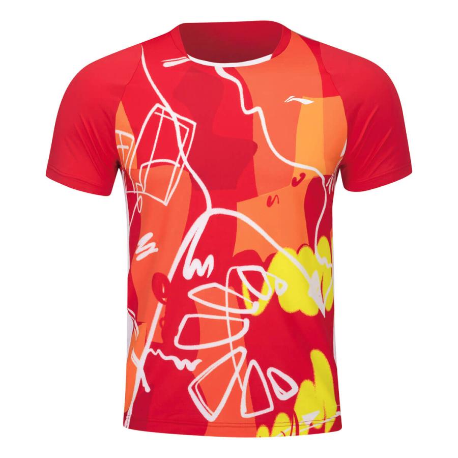 LI-NING AAYS061 ゲームシャツ バドミントンウェア(ユニ/メンズ