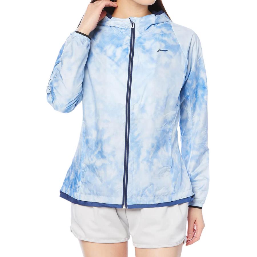【大特価】【特価】LI-NING AFDN178 ウォームアップジャケット 薄手 軽量 バドミントンウェア(レディース) リーニン |  | 05