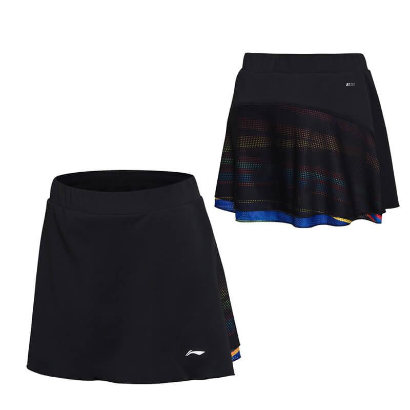 【大特価】LI-NING ASKM072 スカート インナースパッツ付き バドミントンウェア(レディース) リーニン【日本バドミントン協会審査合格品/メール便可】 |  | 01