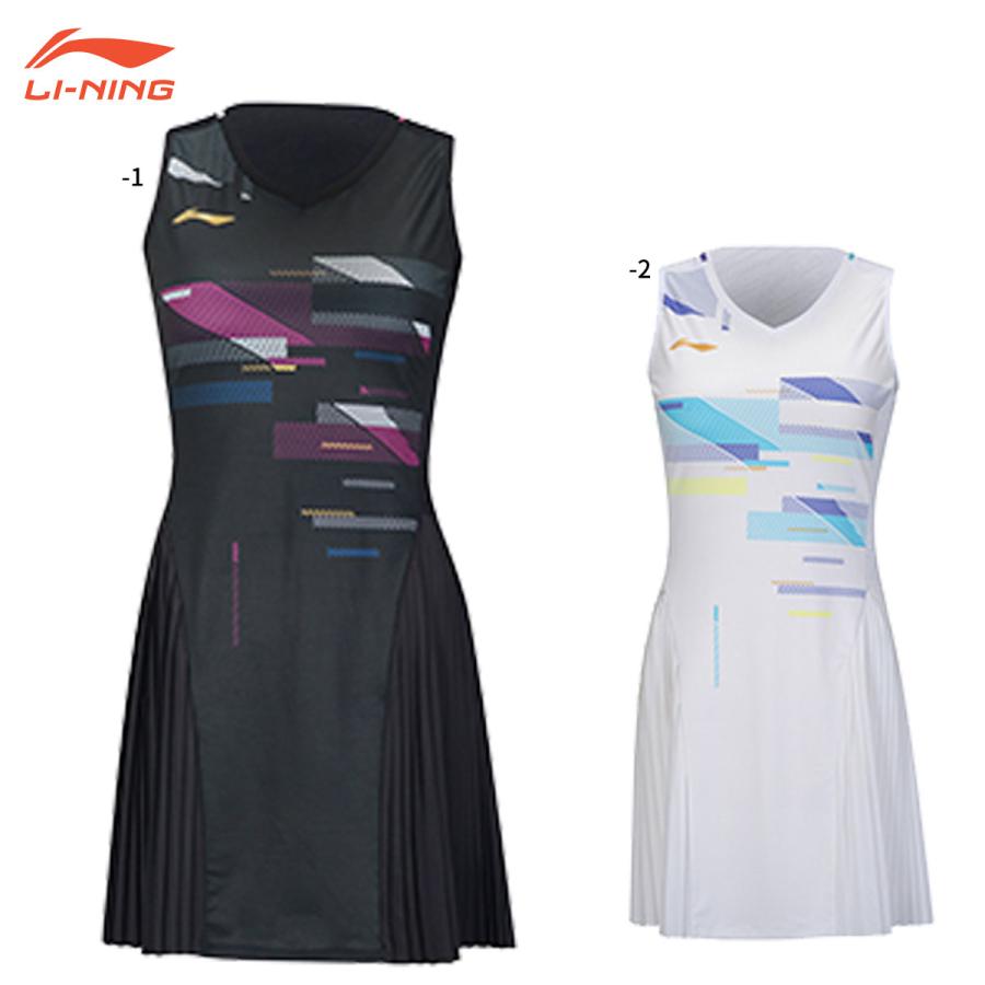 LI-NING ASKV008 ゲームウェア ワンピース バドミントンウェア(レディース) リーニン【日本バドミントン協会審査合格品/メール便可】 | 