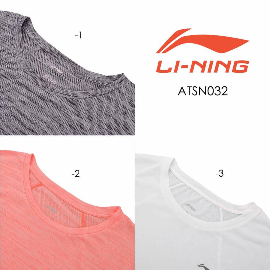 【大特価】LI-NING ATSN032 トレーニングTシャツ バドミントンウェア(レディース)リーニン【メール便可】 |  | 02