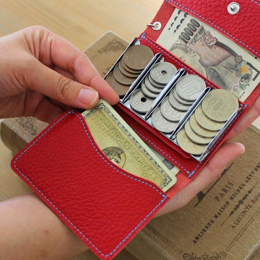 小銭入れ コインケース メンズ レディース コインキャッチャー 日本製 ミニ財布 ドイツシュリンク レザー 本