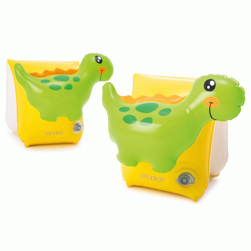 浮き輪 子供 スイムリング 恐竜 アームバンド 腕うきわ アームリング ダイナソー｜link-toy