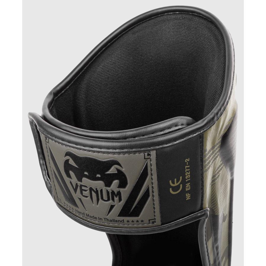 Venum Elite スタンドアップシンガード（カーキカモ　L） VENUM（ヴェヌム） VENUM ELITE シンガード カーキカモ SHIN GUARDS