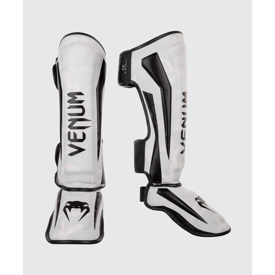 Venum Elite シンガード - ホワイト Venum Elite Standup Shinguards - White - Venum