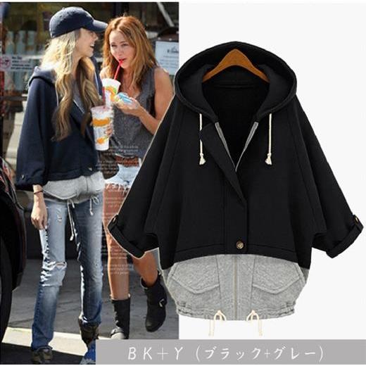 送料無料 新作 フード付きドルマンスリープｐコート 裏起毛 厚手 レディースファッション リュック ファスナー 秋 ミドル 腰 ジャケットモッズ Gdqn9873c 紫蝶蘭 通販 Yahoo ショッピング