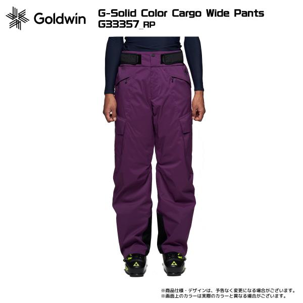 2023-24 GOLDWIN（ゴールドウィン）G-Solid Color Cargo Wide Pants（ソリッドパンツ）G33357【スキーパンツ/数量限定】｜linkfast｜21