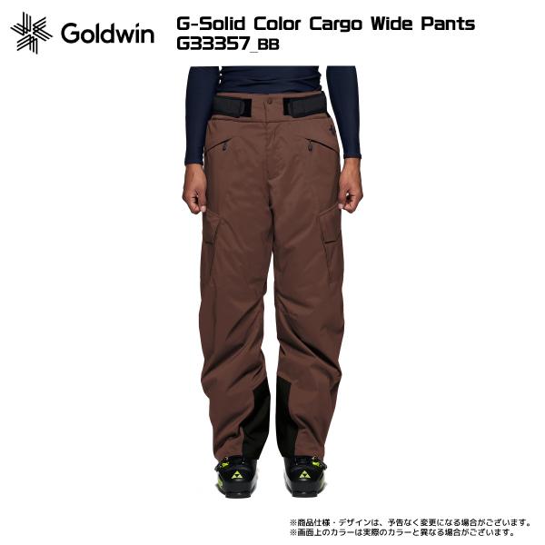 2023-24 GOLDWIN（ゴールドウィン）G-Solid Color Cargo Wide Pants（ソリッドパンツ）G33357【スキーパンツ/数量限定】｜linkfast｜28