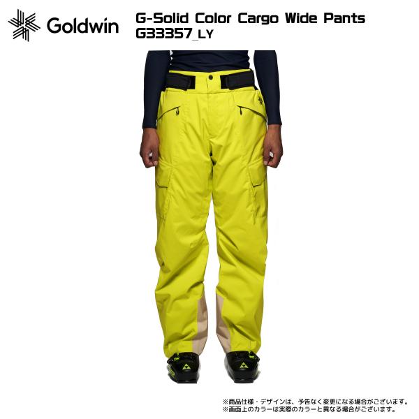 2023-24 GOLDWIN（ゴールドウィン）G-Solid Color Cargo Wide Pants（ソリッドパンツ）G33357【スキーパンツ/数量限定】｜linkfast｜20