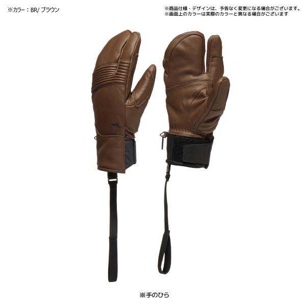 Goldwin ブラック レザー グローブ サイズ3 GOLDWIN（ゴールドウイン） 2025-26 GOLDWIN（ゴールドウィン）Leather