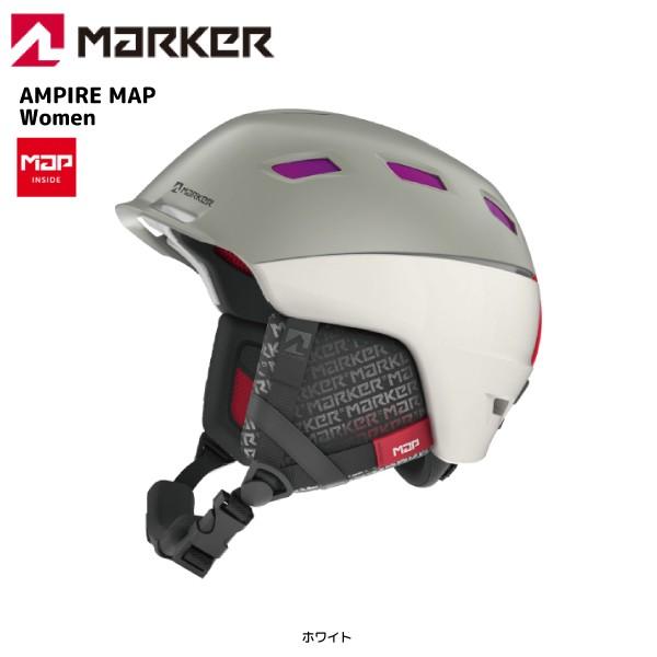 2021年最新入荷 19-20 MARKER（マーカー）【スキーヘルメット/在庫処分】　AMPIRE ウィメンズ）16940302【レディス/スノーヘルメット】 マップ （アンパイヤ Women MAP ヘルメット