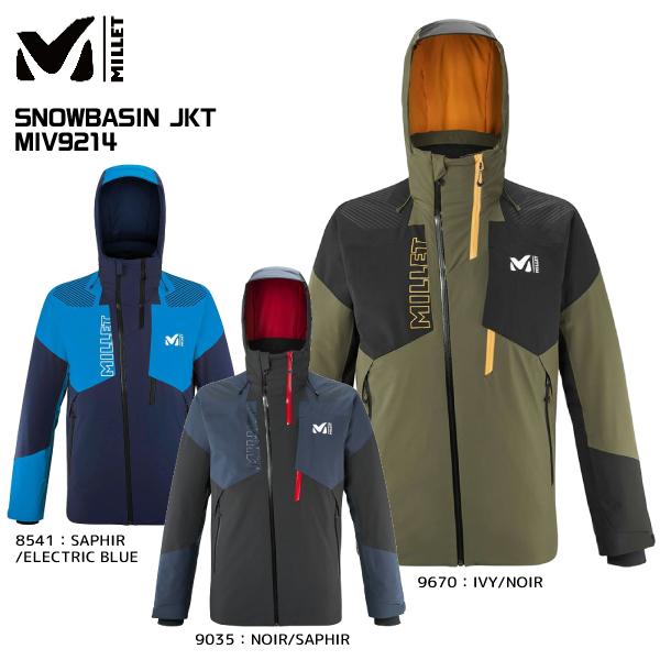 ミレー新品MILLET防水ジャケットスノーバシンスキーウェアスキージャケットXL MILLET（ミレー） 2023-24 SNOWBASIN JKT（スノーバシン ジャケット