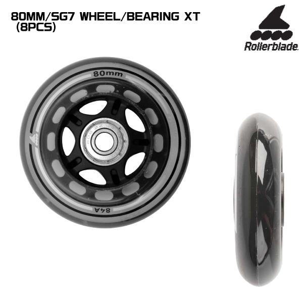ROLLERBLADE（ローラーブレード）80MM/SG7 WHEEL/BEARING XT（8PCS