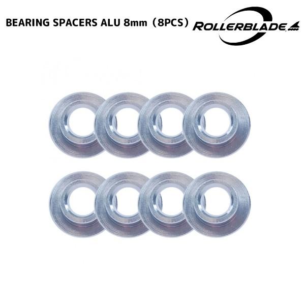 ROLLERBLADE（ローラーブレード）【数量限定部品】 BEARING SPACERS ALU 8mm（ベアリング スペーサー 8mm）【インラインスケートパーツ