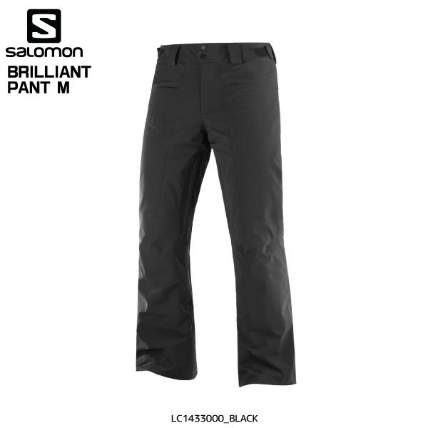 SALOMON スキーパンツ メンズ BRILLIANT PANT L size SALOMON（サロモン） 21-22 【スキーパンツ/数量限定品】 BRILLIANT