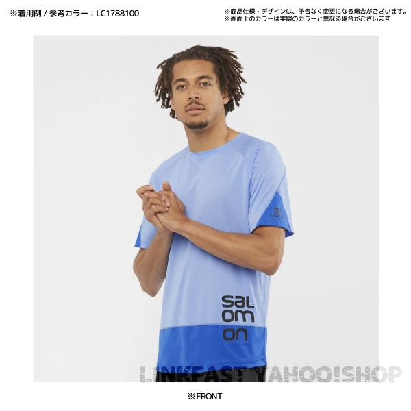 00s ~ old salomon サロモン グラフィック tシャツ SALOMON（サロモン） CROSS RUN GRAPHIC TEE M（クロスラン