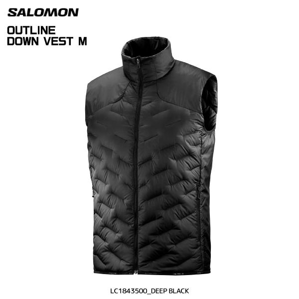 ダウンベスト　サロモン　SALOMON SALOMON（サロモン） OUTLINE DOWN VEST（アウトライン ダウンベスト