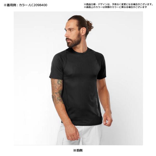 SALOMON（サロモン）SENSE AERO SS TEE M（センスエアロ ショートスリーブティー メンズ）【ランニングTシャツ】【2023/吸汗速乾Tシャツ】｜linkfast｜03