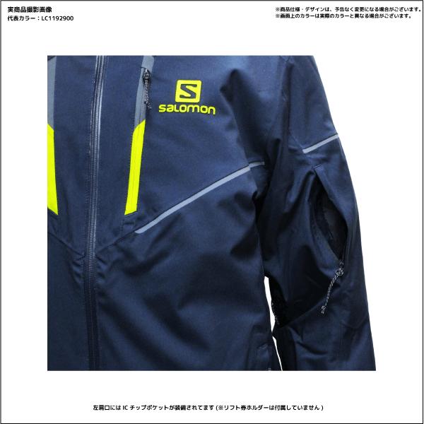 19-20 SALOMON（サロモン）【スキージャケット/在庫処分】 STORMRACE JKT M（ストームレースジャケットメンズ）【旧モデル/スキーウェア】｜linkfast｜14