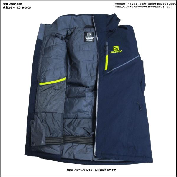 19-20 SALOMON（サロモン）【スキージャケット/在庫処分】 STORMRACE JKT M（ストームレースジャケットメンズ）【旧モデル/スキーウェア】｜linkfast｜15