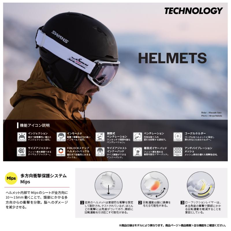 SWANS ヘルメットHSF-241 Lサイズ SWANS HSF-241 スキーヘルメットLサイズ 収納袋付き ネイビー SWANS