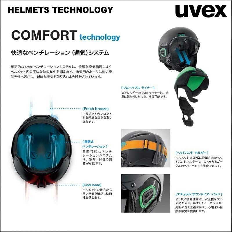 20-21 UVEX（ウベックス）【スキーヘルメット/在庫処分品】 hlmt 500 visor（ヘルメット500 バイザー）566213【スノーヘルメット】｜linkfast｜04