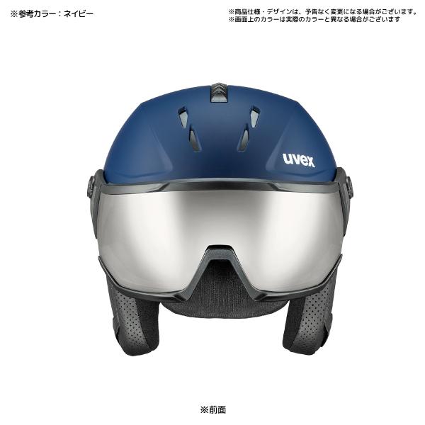 uvex バイザー付きヘルメット　instinct Uvex Instinct Visor バイザー付きヘルメット 黒| Snowinn