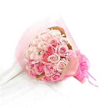 産地厳選バラ花束 ピンクのバラの花束 60本 Gd371 リンクフローリスト 通販 Yahoo ショッピング