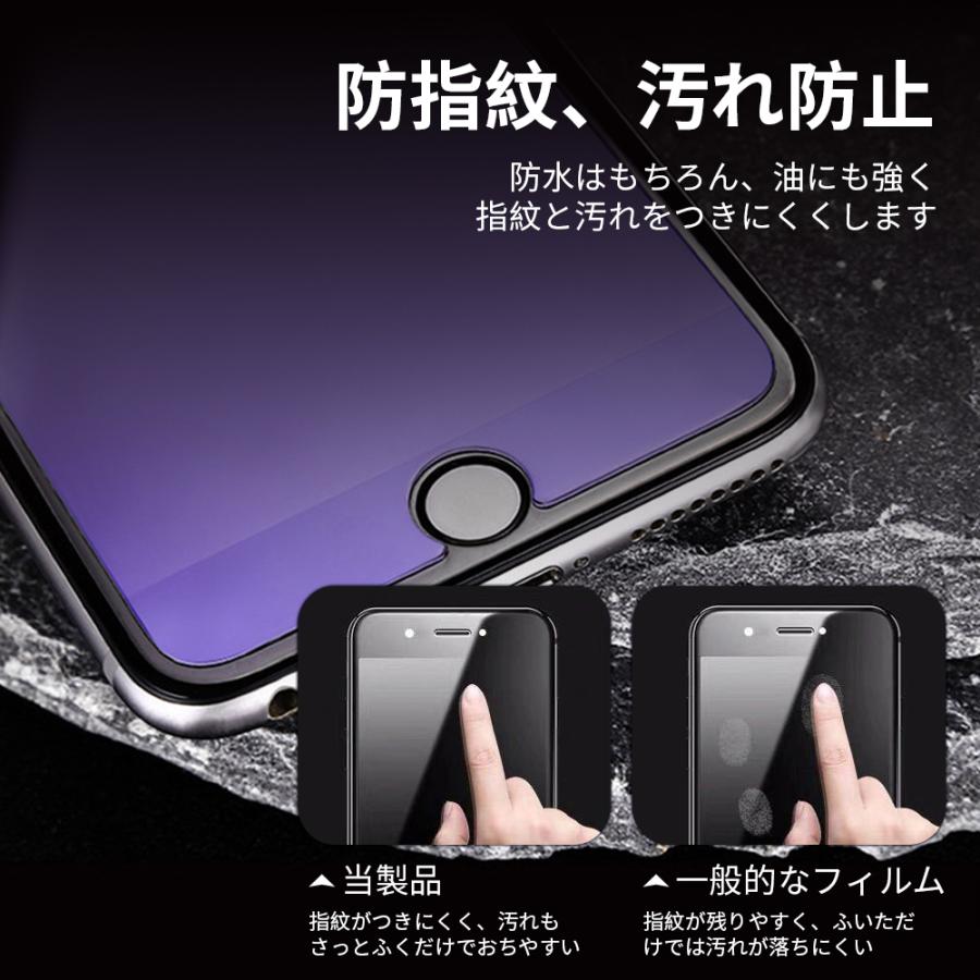 iPhone 15 14 保護フィルム ブルーライト カット 2枚 ガラスフィルム iPhone SE3 iPhone13 12 pro Max mini SE2(第二世代) iPhone8 11 XR XS MAX 9H 8Plus｜linkin｜08