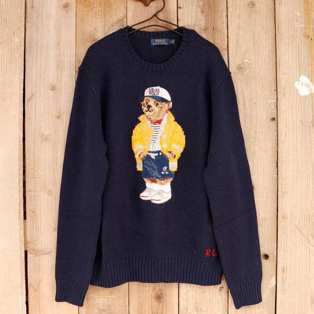 今だけの限定プライス セール Polo Ralph Lauren ポロ ラルフローレン ポロベアーセーター メンズ Linkle京都 通販 Yahoo ショッピング