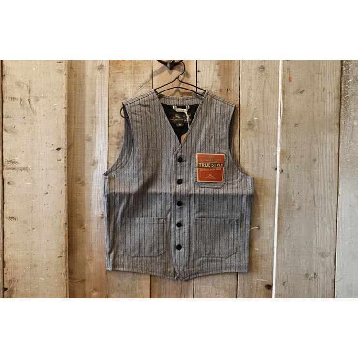 Pike Brothers(パイクブラザーズ)ジャスペ ツイル ベスト【 メンズ チノ ジレ ワーク ビンテージ風 】 