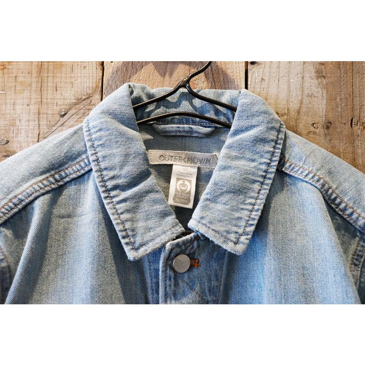 OUTERKNOWN アウターノウン インディゴ デニム ボア コート