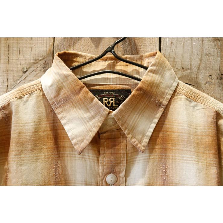 RRL(ダブルアールエル ラルフローレン)シャドーチェック ワーク シャツ 