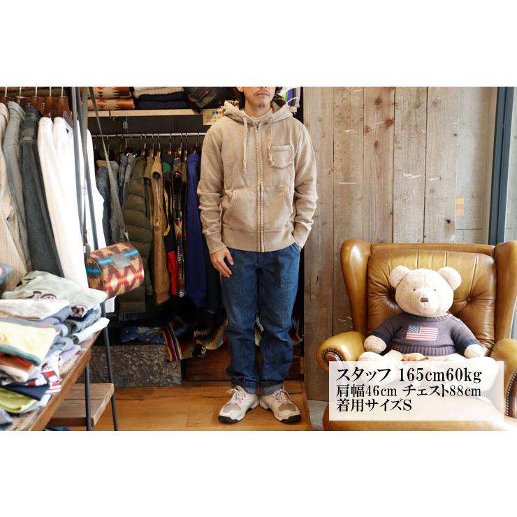 TODD SNYDER x Champion(トッドスナイダーｘチャンピオン)ジップ パーカ【メンズ 無地 色落ち ビンテージ風 ランナーズ 】 TODD SNYDER 袖丈61