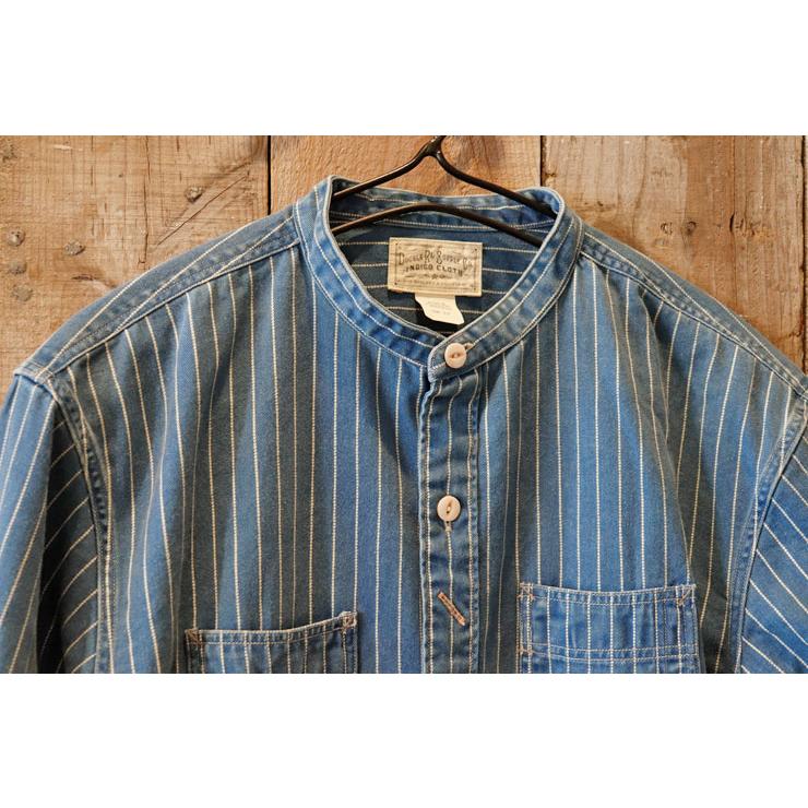 RRL(ダブルアールエル ラルフローレン)ウォバッシュ バンドカラー 