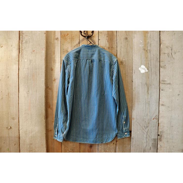 RRL(ダブルアールエル ラルフローレン)ウォバッシュ バンドカラー 