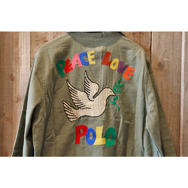 Polo Ralph Lauren PEACE LOVE POLO ミリタリー