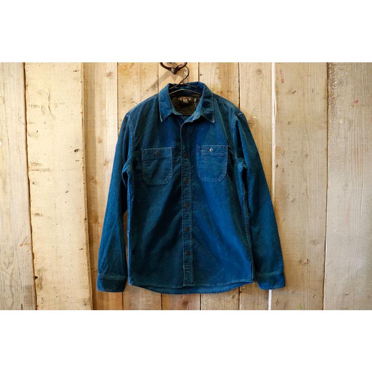 RRL(ダブルアールエル ラルフローレン)インディゴ コーデュロイ シャツ 