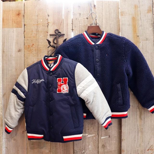 ボーイズ Tommy Hilfiger トミーヒルフィガー リバーシブル バーシティジャケット キッズ 子供服 男の子 おしゃれ Kid Linkle京都 通販 Yahoo ショッピング