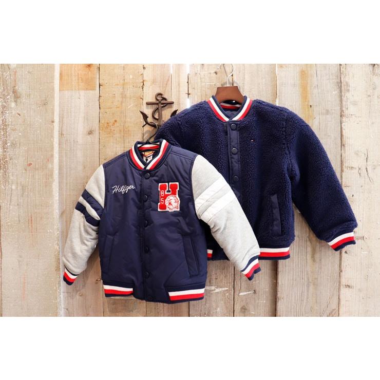 ボーイズ Tommy Hilfiger トミーヒルフィガー リバーシブル バーシティジャケット キッズ 子供服 男の子 おしゃれ Kid Linkle京都 通販 Yahoo ショッピング