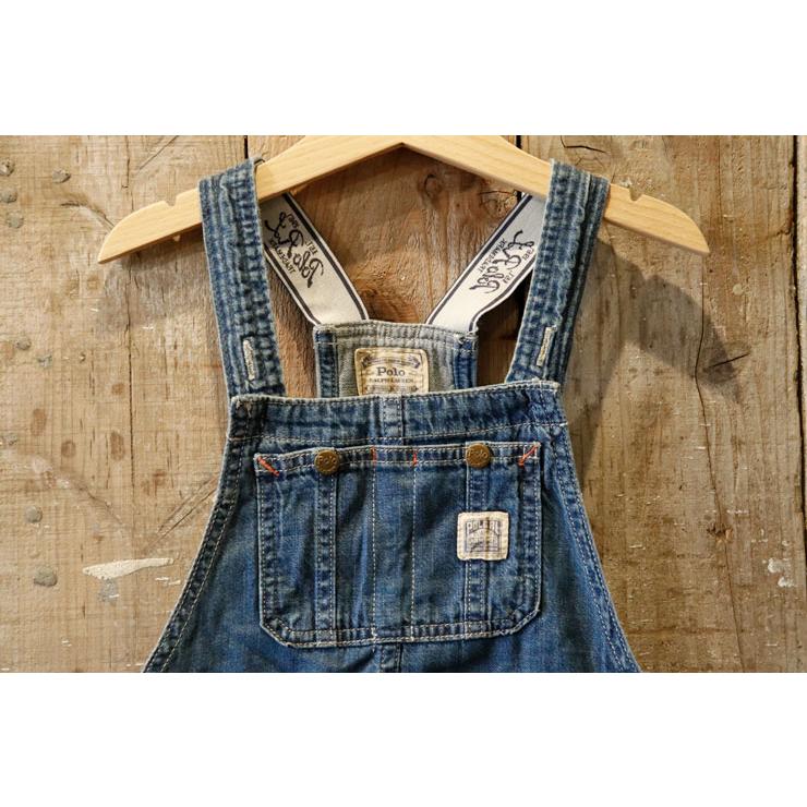 キッズ】Polo Ralph Lauren(ポロラルフローレン)デニム オーバーオール  