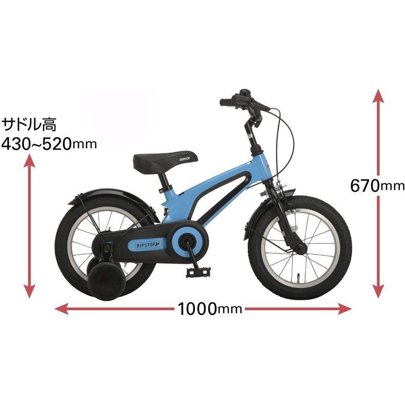RIPSTOP(リップストップ) 子ども用 自転車 幼児車 14インチ 補助輪付き マグネシウムフレーム fetch14 RSK14-01 14インチ リップストップ 子ども用 自転車 幼児車 補助輪付き マグネシウムフレーム fetch14 RSK14 サイズ