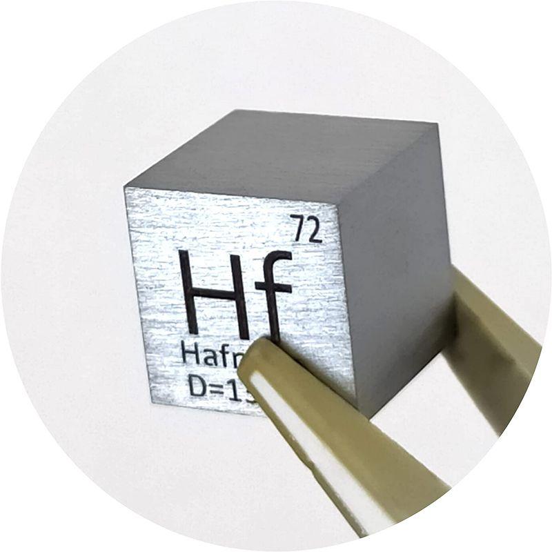 元素標本 ハフニウム Hf (10mmキューブ・刻印A・通常面) ハフニウム Hf 10mmキューブ 刻印A 通常面