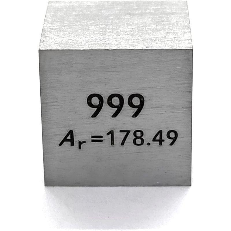 元素標本 ハフニウム Hf (10mmキューブ・刻印A・通常面) ハフニウム Hf 10mmキューブ 刻印A 通常面