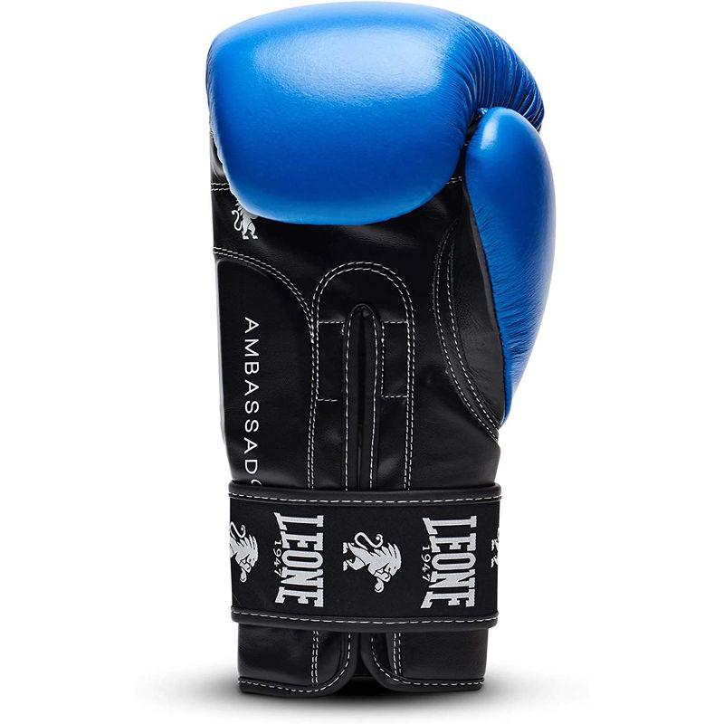 LEONE 1947 ボクシング キックボクシング グローブユニセックス AMBASSADOR バッファローレザー PUパッド ベルクロ留 ボクシング キックボクシング グローブユニセックス AMBASSADOR バッファローレザー PUパッド ベルクロ留