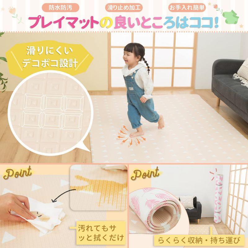 ベビープレイマット プレイマット より厚い1.5? 200*140*1.5cm TPU素材 フロアマット ロールアップ 防水 衝撃緩和 持ち プレイマット より厚い1 200*140*1 5cm TPU素材 フロアマット ロールアップ 防水 衝撃緩和 持ち
