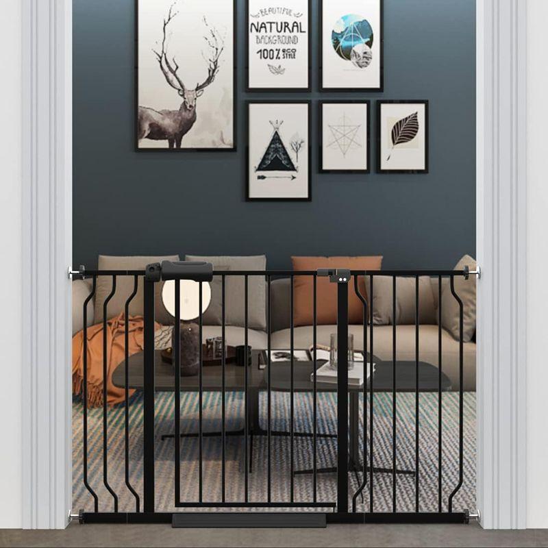 A7人気シール帳 ウィードマップ ベビーゲート ベビーセーフティオートゲート ベビーフェンス 突っ張り式 オートクローズ機能 ペットゲート 安全ゲート セーフ 【1858857640】(9993円)