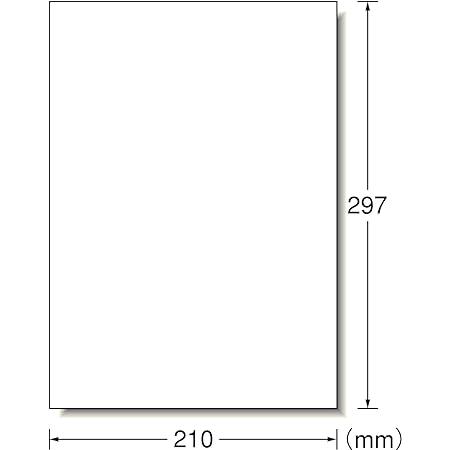 エーワン　ラベルシール　A4　ノーカット　500シート　28719