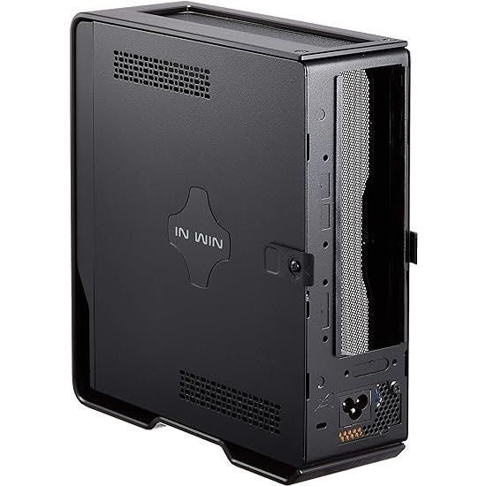 【超激レア】 IN WIN 150W電源搭載 アルミシェルフロント採用 Mini-ITXケース Chopin-Black (型番:IW-BQ696B) 【T1906642688】(10250円)