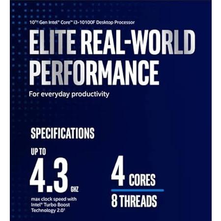 [大特価] Intel CPU BX8070110100F Core i3-10100F / 3.6GHz / 6MB LGA1200 4C / 8T 【E2366230310】(12721円)